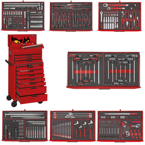 Teng Tools Kit completo di accessori manuali per schiuma EVA misto da 417 pezzi - TCEMM417N 1